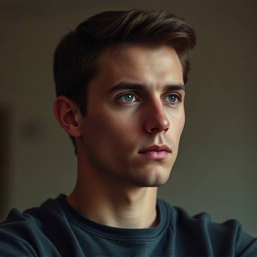 Photo of Sebastian Vaughn with a contemplative expression